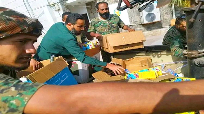 مصادرة المفرقعات مصادرة المفرقعات